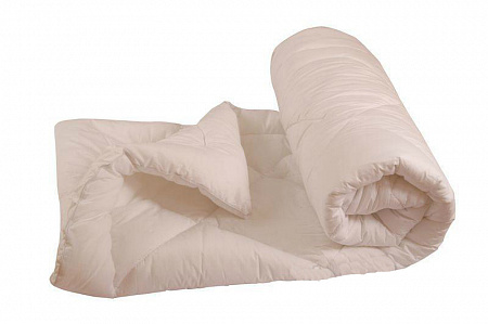 Одеяло Wellness A142 белое, полиэстер 200 г/м, 140х205 см, чехол 100% хлопок, 4630005363433