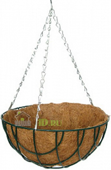 Кашпо коковита подвесное сфера из кокосового волокна, d 30 см, садово-огородный инвентарь, ГРИН БЭЛТ, 21-1003